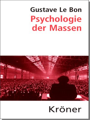 cover image of Psychologie der Massen